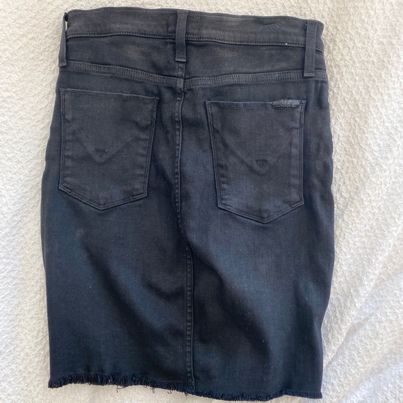 Hudson denim black pencil skirt - Picture 2 of 3